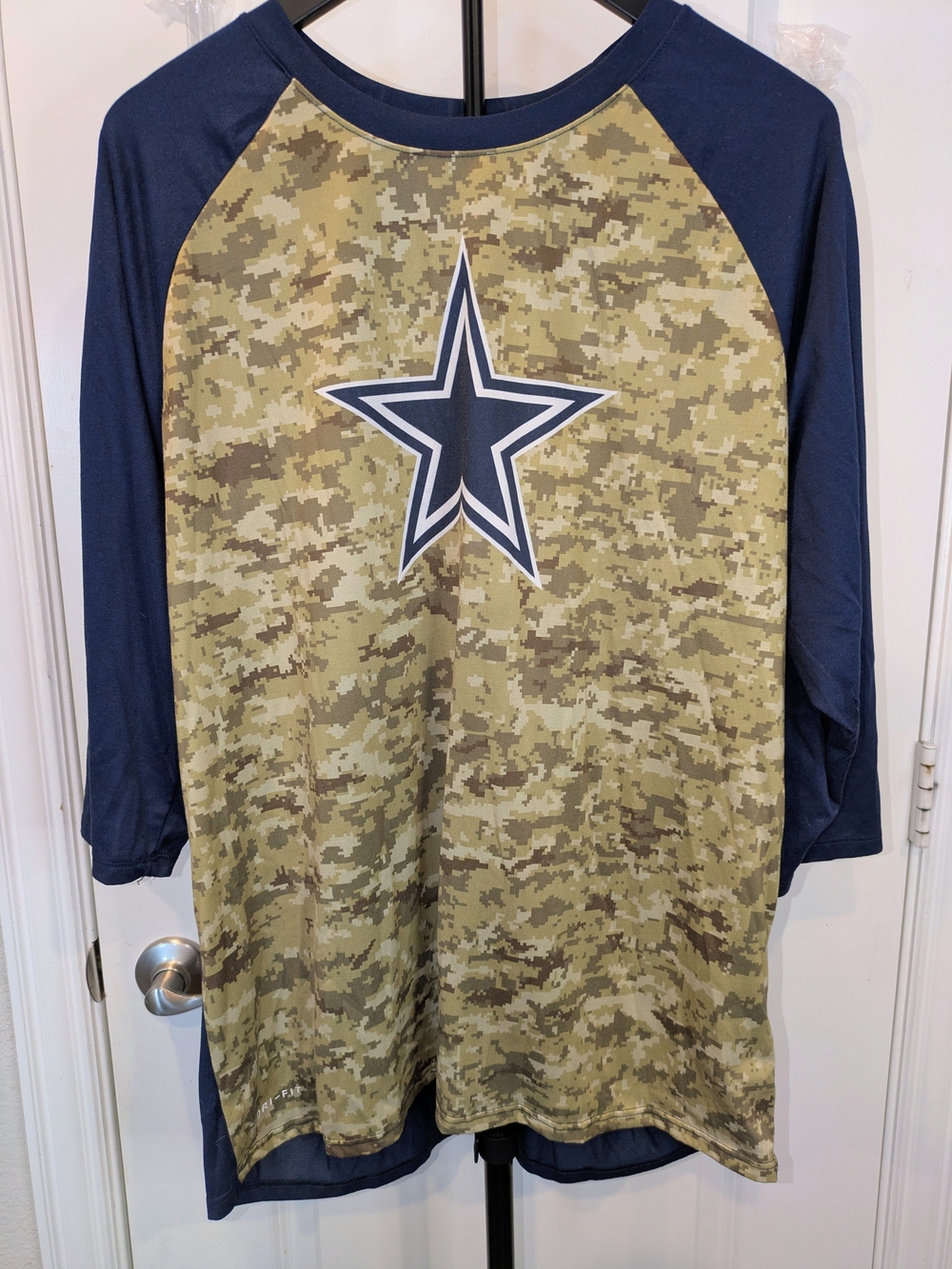 Nike Dallas Cowboys Salute to Service Camo Dri-FIT Shirt Mens XL